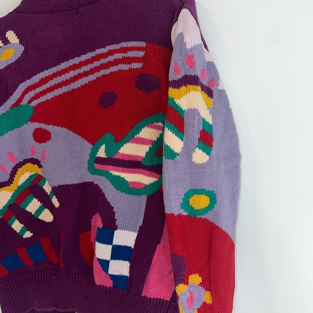 Vintage Abstract Cardigan - Picture 10 of 13